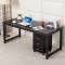 铭淘简易钢木电脑桌台式家用经济型简约现公桌卧室书桌双人写_292_954 长180*宽70*高74