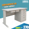 钢制铁皮电脑桌员工办公桌椅1.2米1.4米1.6米财务桌带抽屉带锁桌_70_395 具体运费请联系在线客服