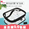 透明化妆包网红同款收纳袋ins少女洗漱品防水小便携2018新款随身_5 咖啡-三角包