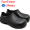 FunTownShoes网红潮鞋厨师鞋防滑鞋防水防油工作鞋酒店护士鞋大头鞋时尚单品 白色 38码