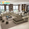 驰友(CHIYOU) 沙发布艺沙发建议现代中大户型U型布艺沙发组合 七件套/配茶几