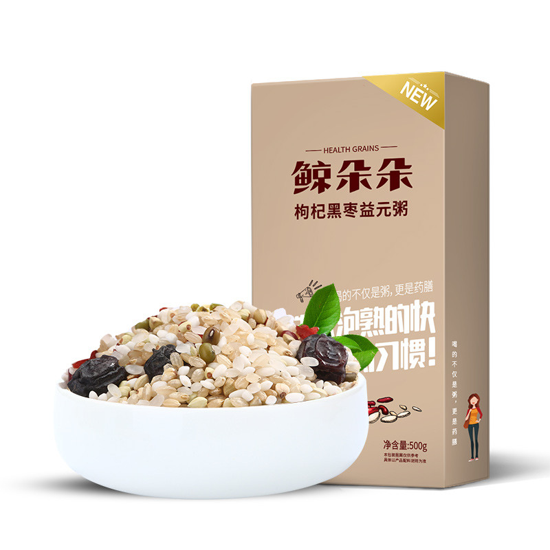 龙江人家鲸朵朵枸杞黑枣益元粥500g