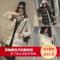 150cm矮小个子女装小码冬季中长款学生韩版带帽外套羽绒棉衣服女_8 S 白色