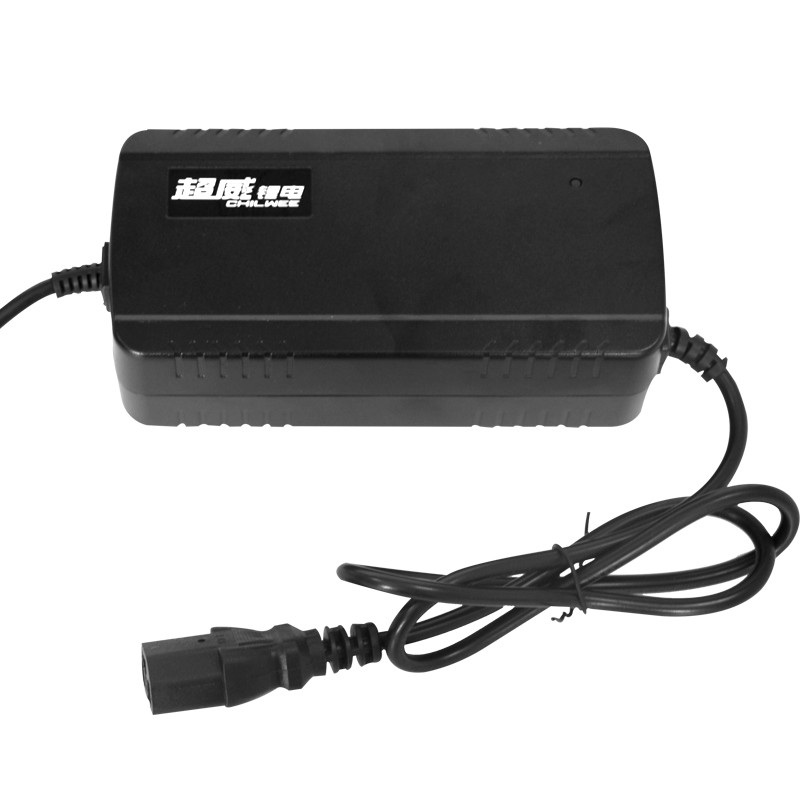 超威 48V2A电动车锂电池充电器电瓶车充电器13串锂电池 54.6V2A输出电压电流 54.6-4-品字头