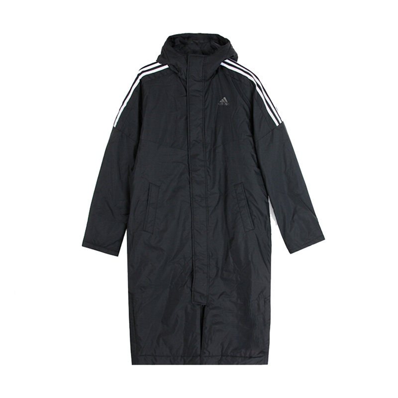 阿迪达斯运动服男冬季新款长款运动休闲连帽夹克外套棉服-CZ0622 L CZ0622