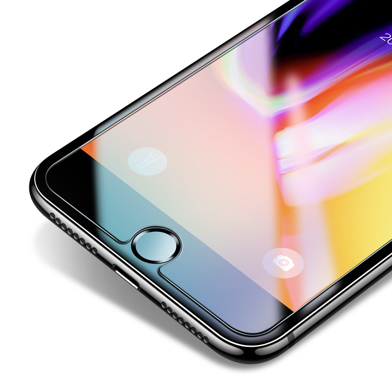【买二送一】苹果7紫光膜iphone8钢化膜抗蓝光防蓝光苹果7/8手机贴膜