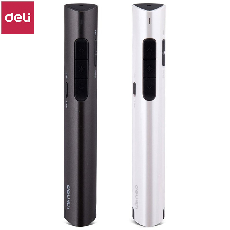 得力(deli) 2801翻页激光笔 黑色/白色
