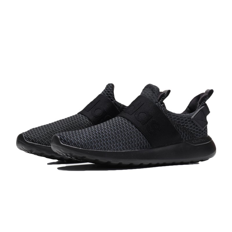 【自营】adidas NEO男鞋休闲鞋透气懒人休闲跑步鞋运动鞋B44767 B447671号黑色 44.5码