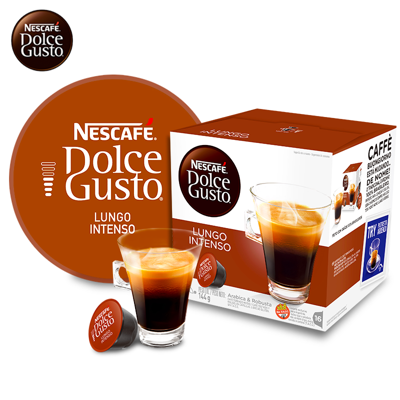 雀巢多趣酷思胶囊咖啡Dolce Gusto 美式浓黑咖啡16粒