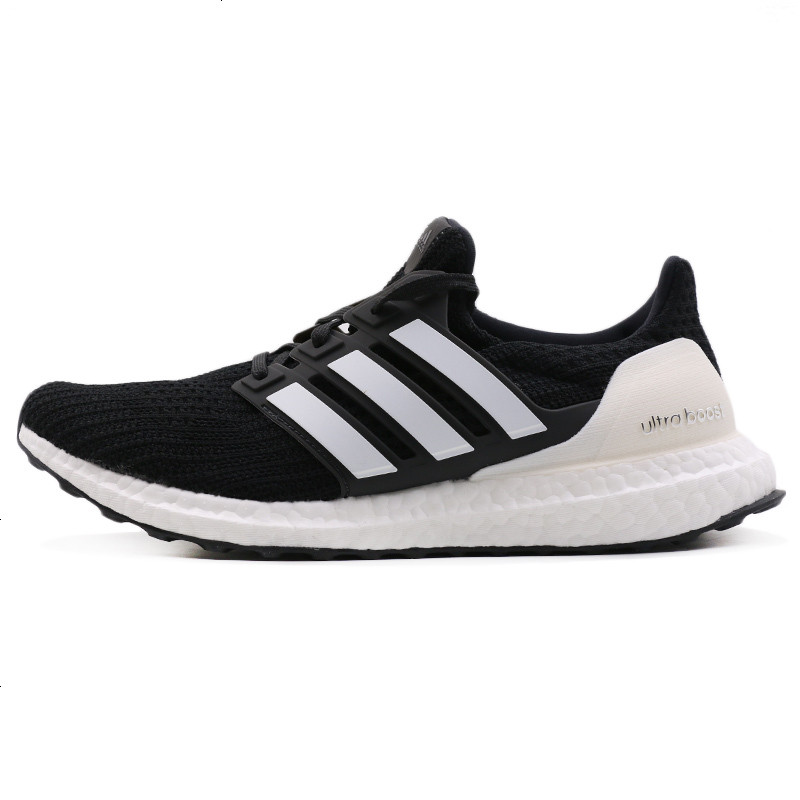 阿迪达斯Ultra Boost 4.0 18新款男子UB马牌大底缓震跑步鞋AQ0062 1号黑色/银金属/五度灰 43