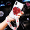 TL 苹果X手机壳日韩潮iPhone6s保护套7plus女款6splus水钻壳XSMAX手机壳带挂绳XR硅胶套软壳 iPhoneXSmax白钻（透明壳）