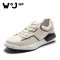 维界新款男鞋运动鞋男休闲时尚低帮板鞋潮个性青年潮流韩版鞋子男_1 白色 43