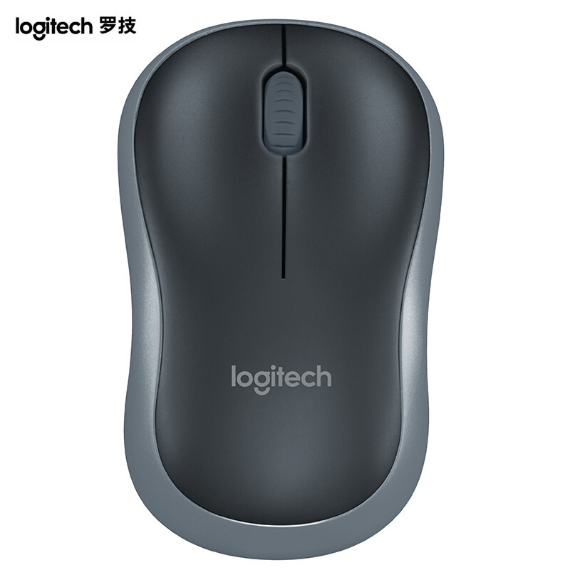 【精选】罗技（Logitech） M186 无线鼠标 办公笔记本 台式电脑 光电鼠标