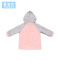 婴姿坊童装女童冬装长袖加绒卫衣宝宝加绒连帽厚上衣 90cm 粉红色