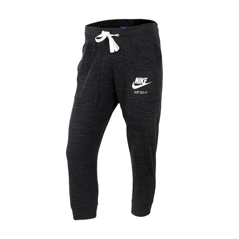 NIKE耐克夏女子针织系带透气收腿运动长裤 883724-010 883724-010 M