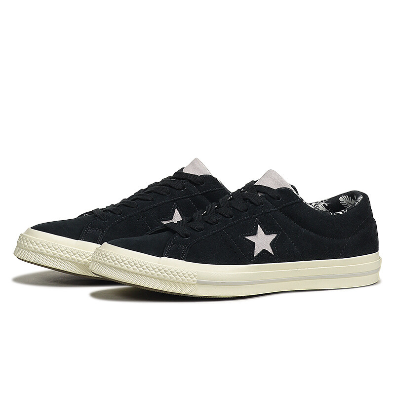 CONVERSE匡威帆布鞋2018ONESTAR男鞋女鞋撞色低帮休闲鞋160584C 默认颜色 38.5