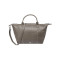 Longchamp /珑骧女士尼龙手提包 黑色尼龙手拎单肩包 1515 737 274 灰色