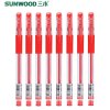 三木(SUNWOOD)P9效率王中性笔签字笔0.5mm不锈钢笔头办公用品文具笔 学生用水笔12支/盒