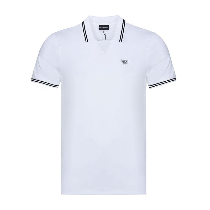 EMPORIO ARMANI 阿玛尼 男士棉质短袖POLO衫 3Z1F63 1JPRZ 0100-白色 XXL