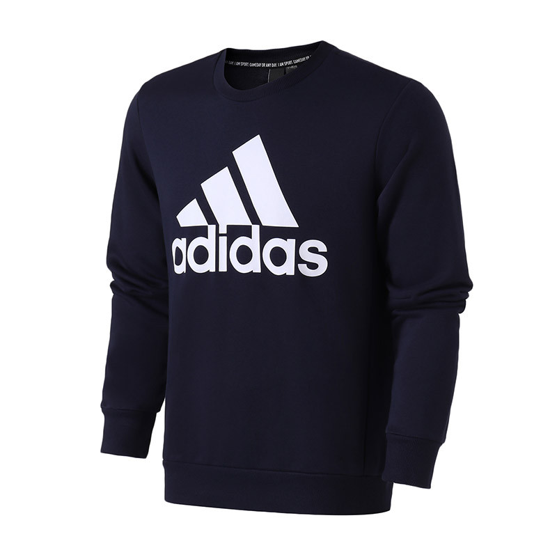 adidas男服运动卫衣/套头衫圆领套头休闲运动服DT9938 DT9938蓝色 XL