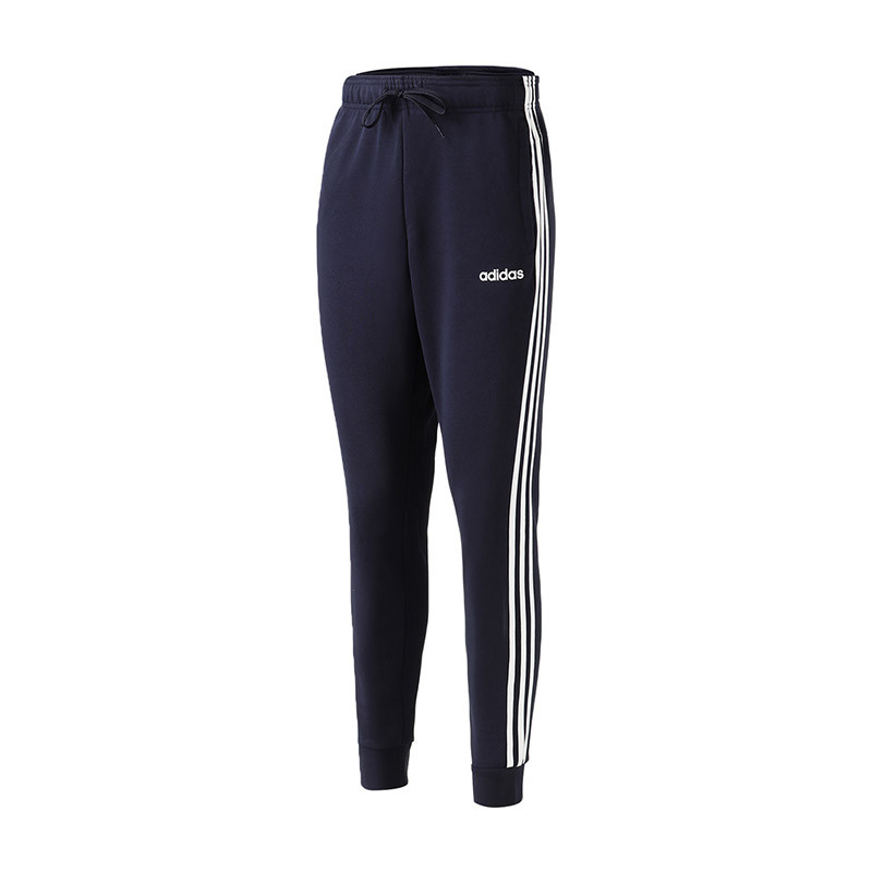 【自营】adidas男服运动长裤新款小脚收口针织运动休闲运动服DU0478 M DU0478蓝色+白色