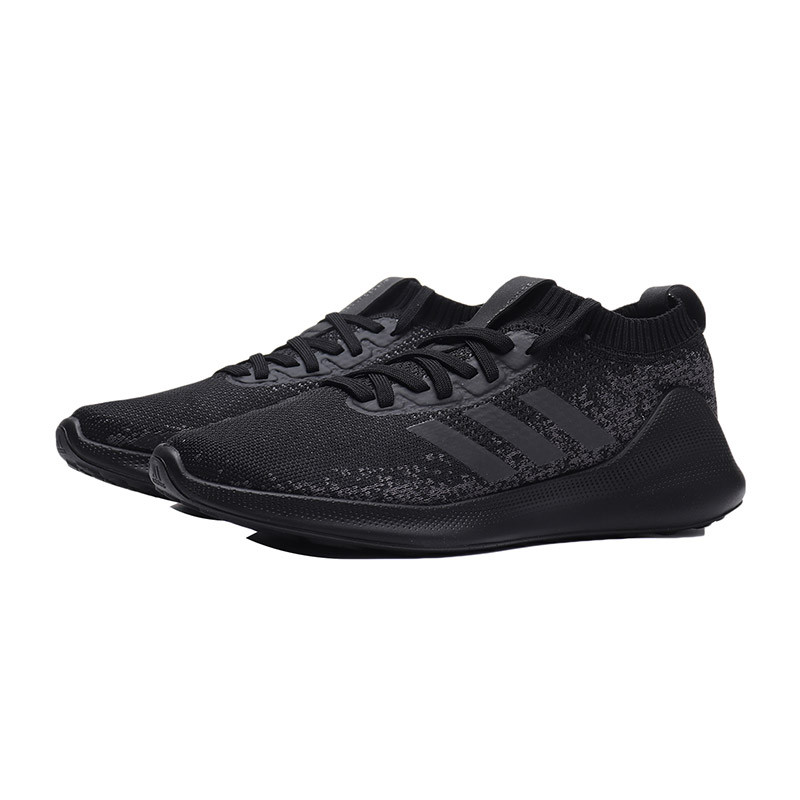 【自营】adidas男鞋跑步鞋新款PUREBOUNCE+休闲运动服G27966 G27966黑色+灰色 44.5码