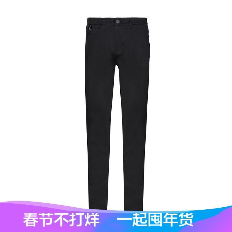 Versace Jeans 范思哲 男士棉质休闲裤 A2GRA106 13690 899-黑色 56