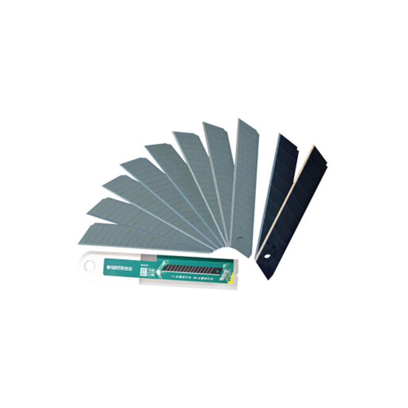 世达(SATA) 10件套美工刀刀片 25x125MM 93438