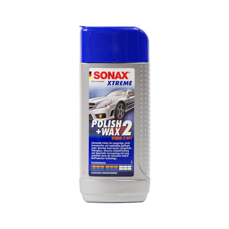 索纳克斯(SONAX)车蜡 汽车镀膜液体蜡去划痕抛光水晶蜡2号250毫升