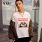 GXG男装夏季设计师系列白色宽松圆领短袖T恤_1 190/XXXL 白色