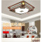 新中式吸顶灯方形复古客厅灯具实木大厅灯现代中式LED灯饰中国风70cmLED 50cm无极调光