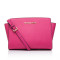 Michael Kors 迈克·科尔斯 女士经典MK小号笑脸包单肩斜挎包 30T3GLMM2L 樱桃红