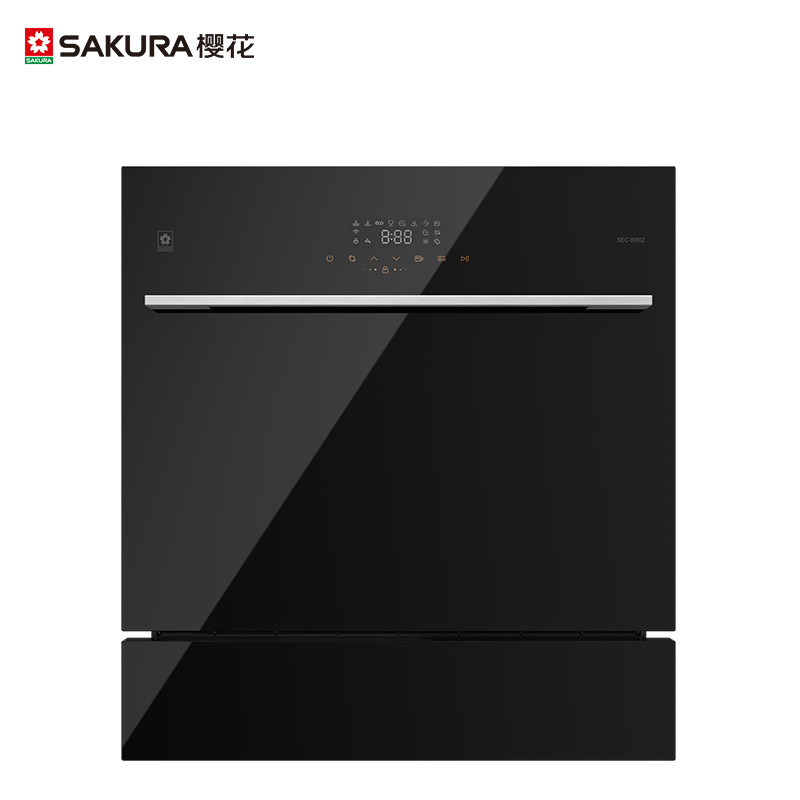Sakura/樱花 SCE-W802 消毒除菌 冷凝式烘干 70℃高温洗烘干洗碗机家用洗碗机 SCE-W802