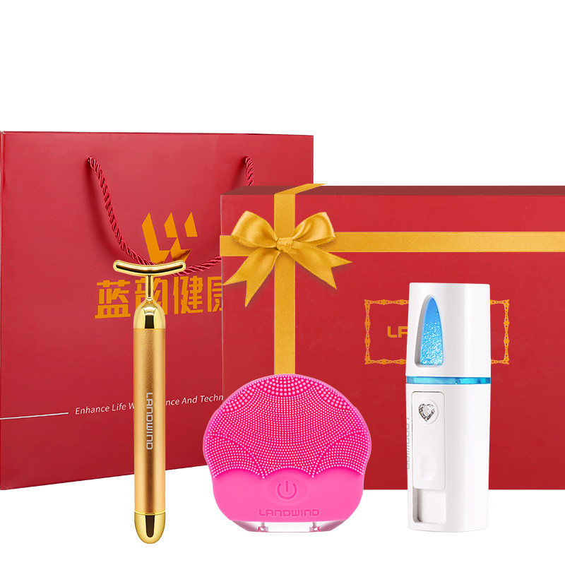 蓝韵 清洁紧致礼盒（U型棒BA315 +补水仪BA213-L +洁面仪BA115-Pe ）LWH115GP