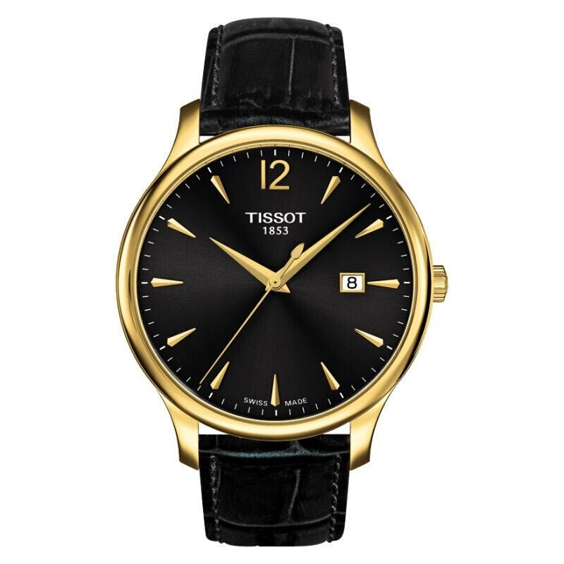 天梭(TISSOT)男表 1853俊雅系列皮带休闲大表盘男士石英表 T063.610.36.057.00