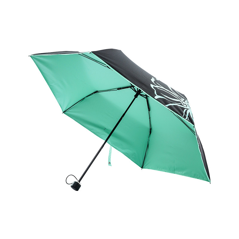Mabu 降温8度迷你遮阳伞防晒防紫外线便携太阳伞雨伞晴雨兼用UV折伞 (薄荷绿)MBU-UVQ16+手提伞袋