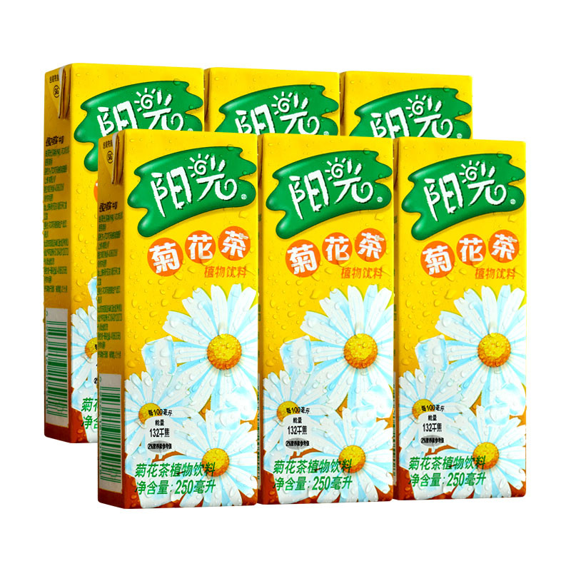 阳光菊花茶植物饮料250ml6高清实拍图
