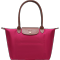 Longchamp 珑骧 女士LE PLIAGE系列织物中号长柄可折叠手提单肩包 2605 089 P16-无花果色
