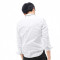GXG男装春季男士修身时尚休闲都市青年流行商务绅士白色长袖衬衫_1 白色 190/XXXL