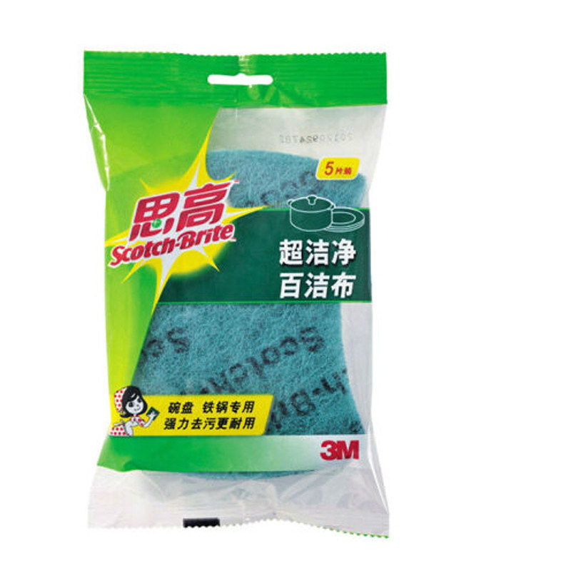 3m 思高 洁净百洁布 5片装 灵巧型 一般厨具用 96