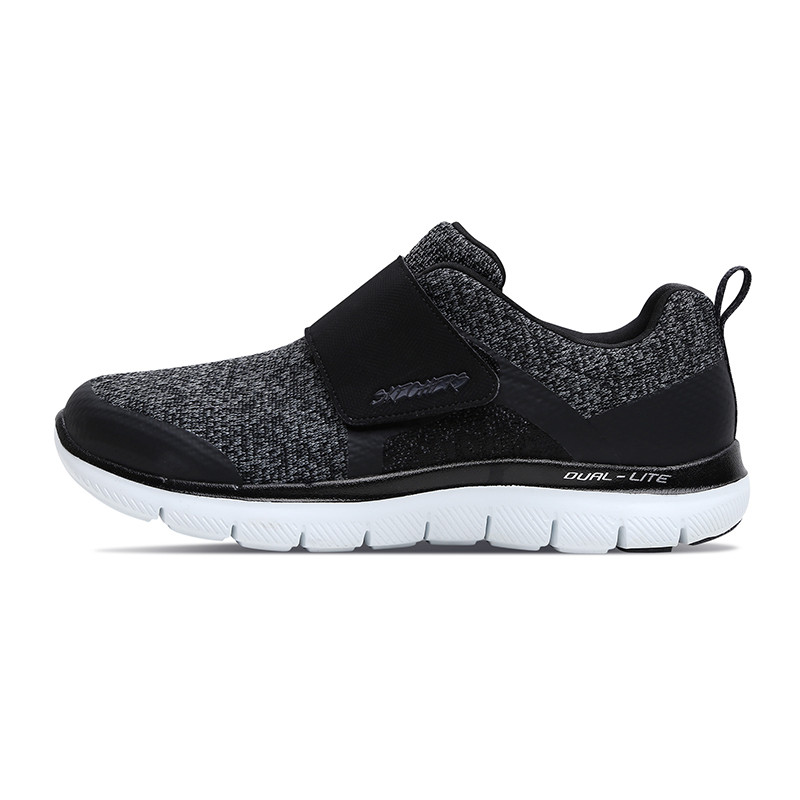 SKECHERS斯凯奇女鞋健步鞋LIFESTYLE女士一脚蹬运动休闲鞋12898 黑色/白色/BKW 36.5