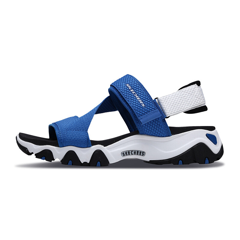 Skechers斯凯奇女鞋D’lites熊猫鞋时尚凉鞋凉拖-88888181_1 宝蓝色/RYL 39
