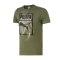 PUMA彪马男装运动服圆领LOGO短袖跑步健身T恤579411 XXL 57941131军绿色