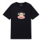 PaulFrank/大嘴猴短袖T恤男2019夏季新款宽松港风半袖打底衫上衣 XXL 黑色