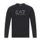EMPORIO ARMANI EA7 阿玛尼 男士棉质圆领长袖T恤衫 6ZPT07 PJM9Z 1200-黑色LOGO图案 L