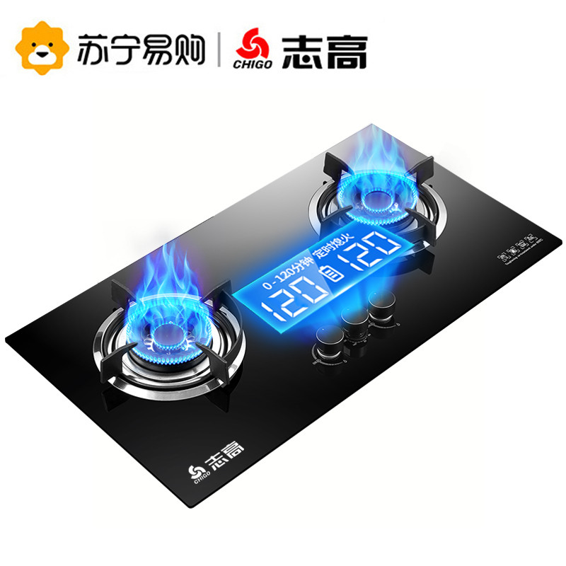 志高(CHIGO) H090C双灶眼燃气灶（液化气）