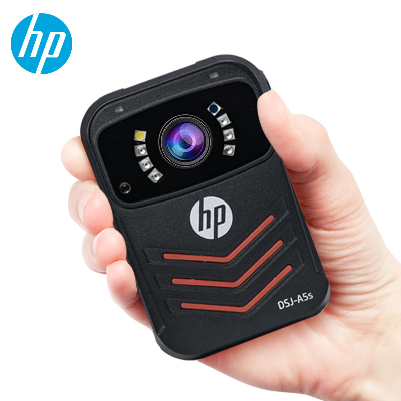 惠普（hp）DSJ-A5S执法记录仪1800P高清红外夜视4000万像素现场记录仪 官方标配64G