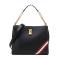 Bally 巴利 女士皮质手提单肩包 LISE TR 10-黑色红白条纹