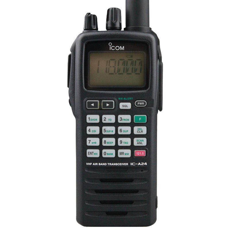 艾可慕(icom) a24航空电台高频对空电台手持电台对讲机 黑色