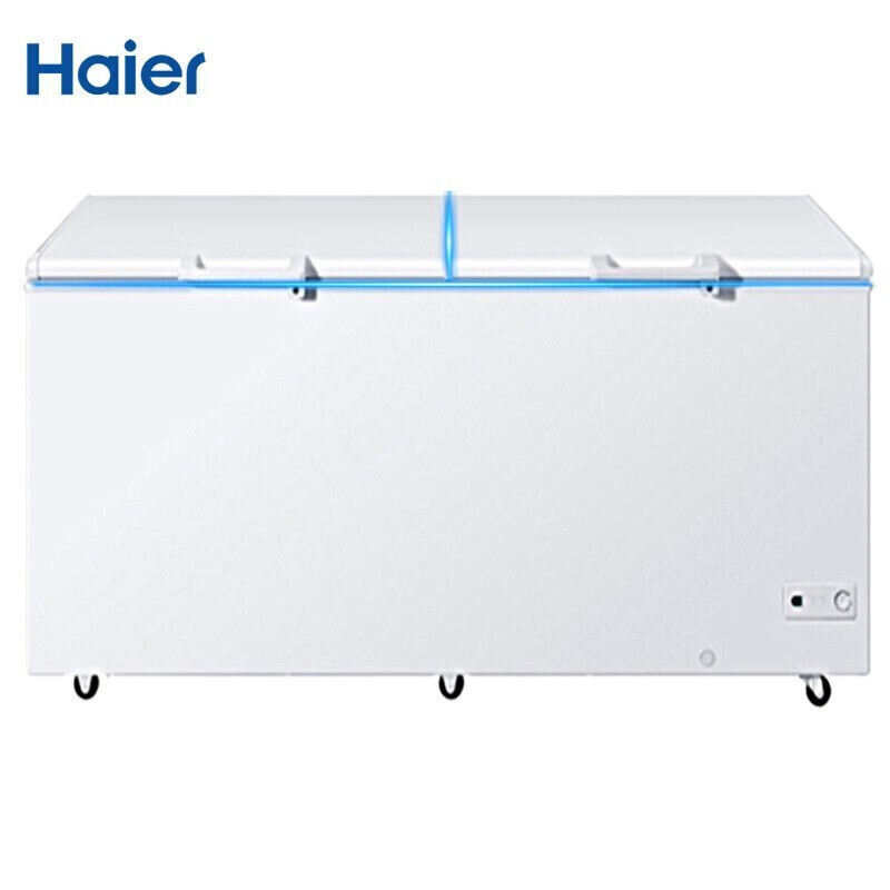 海尔（Haier）BC/BD-830HCZ冰柜 830升商用大容量冰柜 卧式单温一室冷藏冷冻转换冷柜 超市专用顶开门带脚